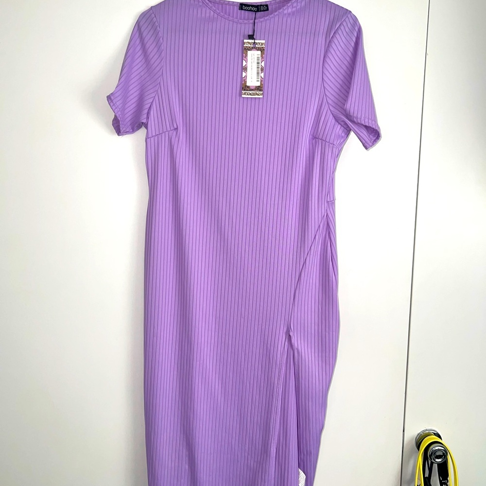 Split midi dress